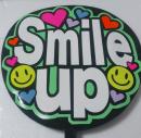 手作りうちわ文字シール「Smile Up」